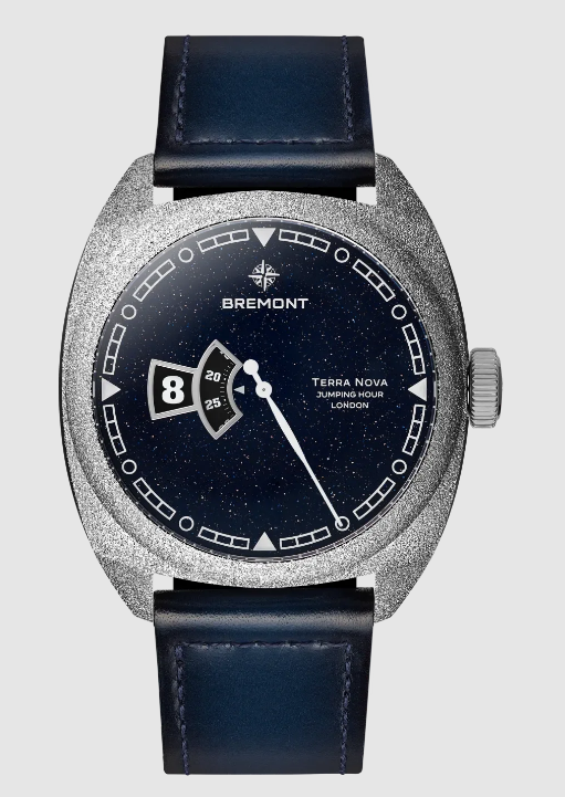 Best Bremont Terra Nova Jumping Hour Aventurine tn40-jh-fs-blav-l-s Replica Watch